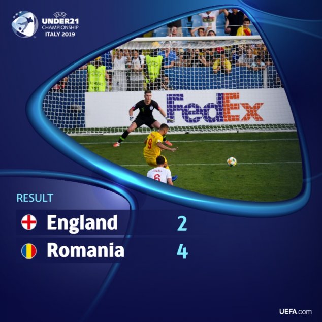 VIDEO REZUMAT /// EURO U21: Anglia vs România 2-4 / Tricolorii, cu un pas în semifinale după un final NEBUN de meci