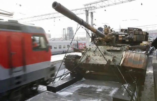 VIDEO/ Bild: Mișcări masive de trupe ruse spre granița cu Ucraina. Trenurile sunt pline cu soldați și tancuri